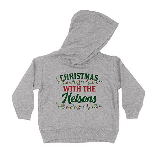 Christmas with The Nelsons Kids Hoodie Sweatshirt Toddler 2T Heather Grey