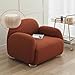 Btibpse 2 Inch Solid Oak Wood Bun Feet, Set of 4 - Unfinished Round Furniture Legs for Sofa, Couch, Chair, Ottoman & Cabinet | Includes Screws, Mounting Plates & Rubber Pads