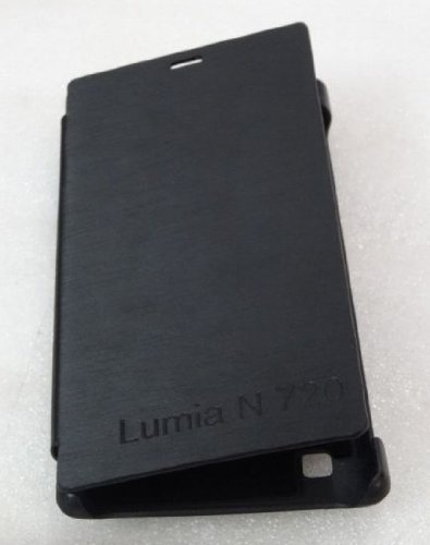 Case Creation YGS Flip Cover for Nokia Lumia 720_Black