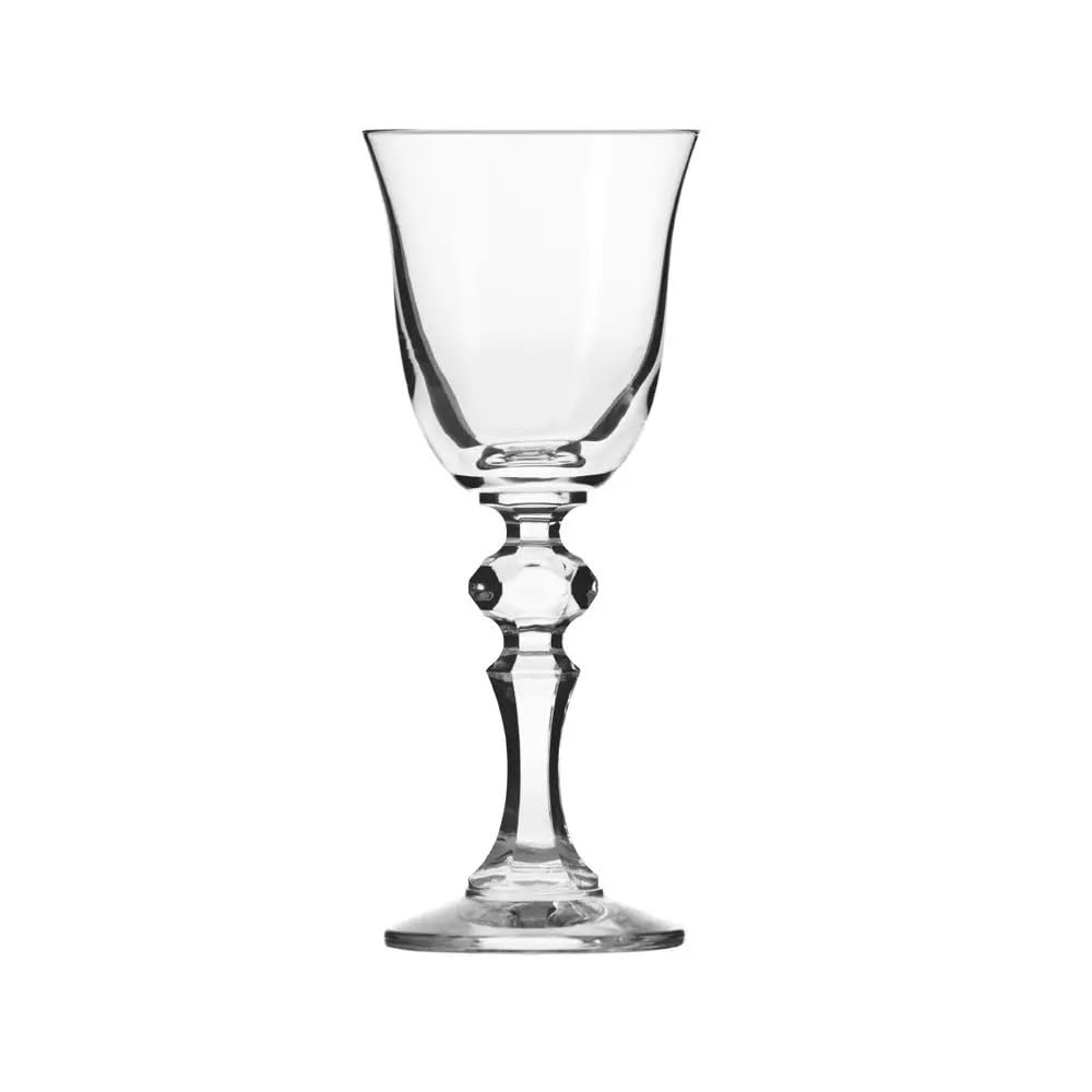 Krosno – Copas para Vodka, Shots y Licores 60 ml – Juego de 6 unidades – Colección Krista – Cristal sin Plomo – Diseño Clásico y Acabado Elegante