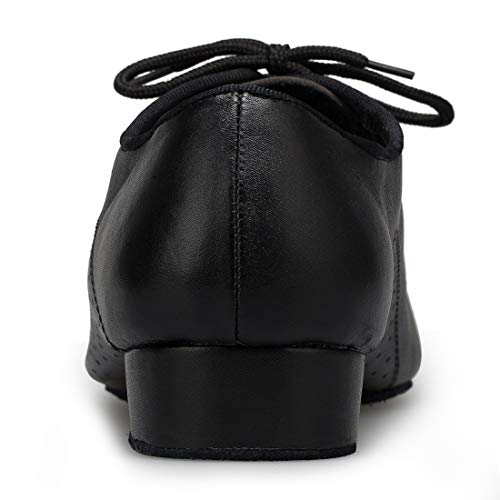 Men's Classic Lace-up Perforated Salsa Chacha Jazz Rumba Samba Ballroom Latin Modern Dance Shoes3