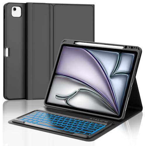 IVEOPPE Tastiera iPad Air 13 M4 2026/M3 2025/M2 2024, Cover