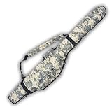 Robinson Rutentasche 1,5m - Angelrutentasche mit Rollenschutz - 2 Fächer verstärkt für Street Fishing und Spinnfischen, professioneller Rutenfutteral - Camo Comfort
