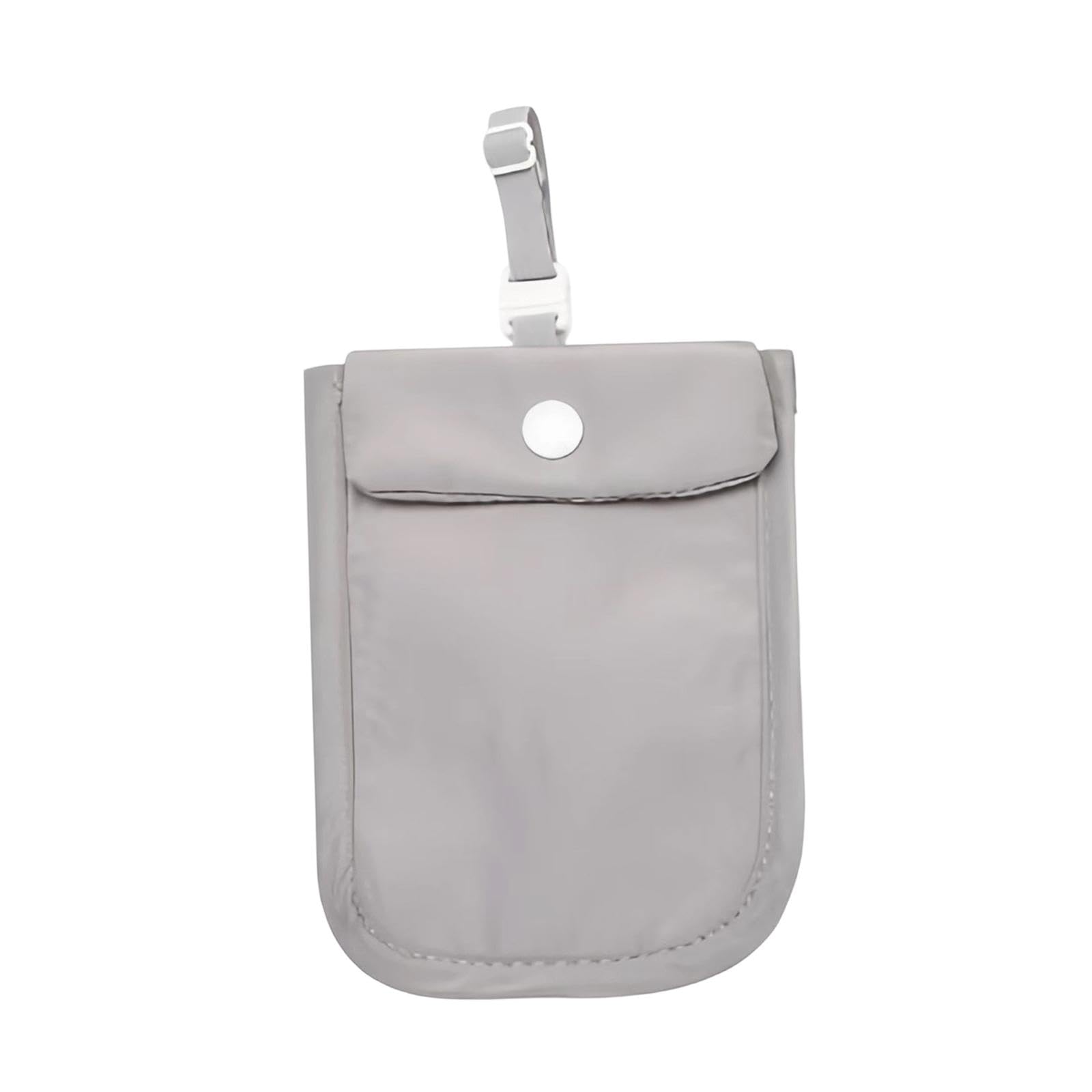 Undercover Bra Pouch for Women Travel Bra Wallet for Shopping Business Trips Gray Travel | Travel Accessories | Money Belts & Wallets
