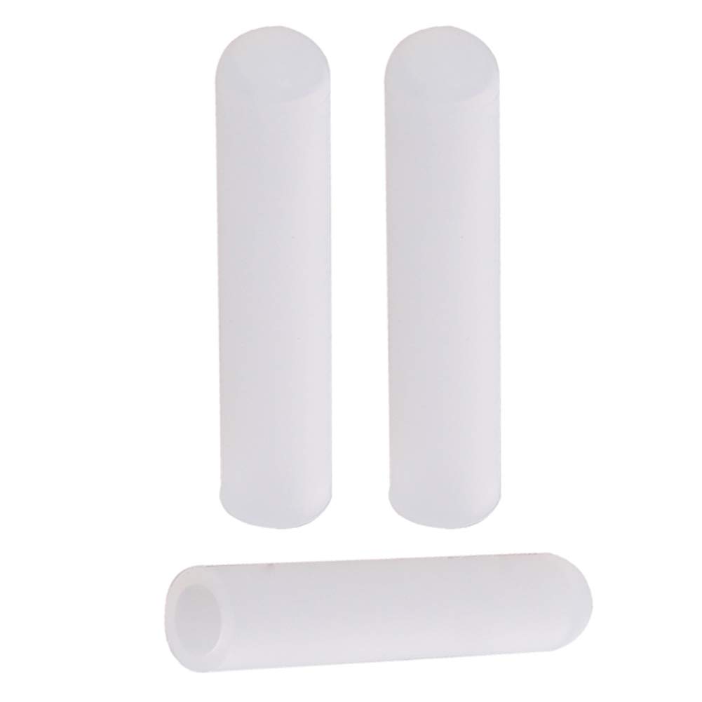 Othmro 50Pcs Silicone Protective Round Rubber End Caps, 5.7x8.7x42mm/0.22×0.34×1.65 inches (ID x OD x H) Random Color End Cap Cover Screw Thread Protectors