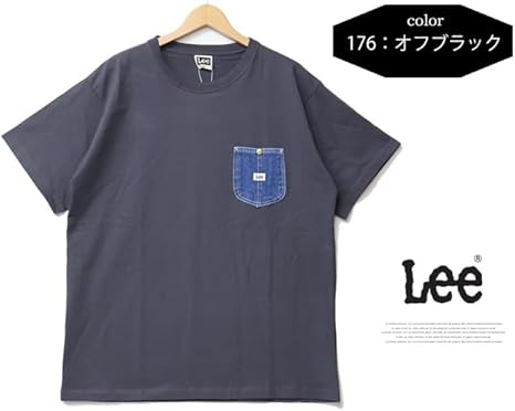 Amazon | [リー] トップス デニムポケットTシャツ 半袖 メンズ