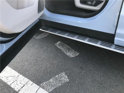 Running Board for Audi Q7 2016-2023 2024 Door Fixed Side Step Pedal Nerf Bar Platform Ptotector 2Pcs(with Brackets)