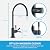 SpiroPure Air Gap RO Faucet, Matte Black/Oil Rubbed Bronze, Reverse Osmosis Replacement Water Filter Faucet, 3-Line Filtered Faucet, SP-FC210-BK