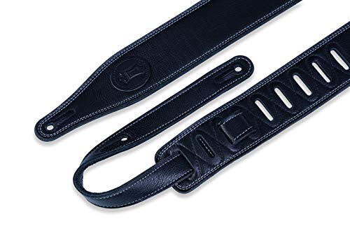 Levy’s Leathers M17SS-BLK Sangle de Guitare Supersoft Garment Leather Tripple Ply Premium Top Grain Signature Logo… - Les Beatles, Paul McCartney, John Lennon, RIngo Starr, George Harrison Levy's Leathers M17SS-BLK Sangle de Guitare Supersoft Garment Leather Tripple Ply Premium Top Grain Signature Logo… – Image 3