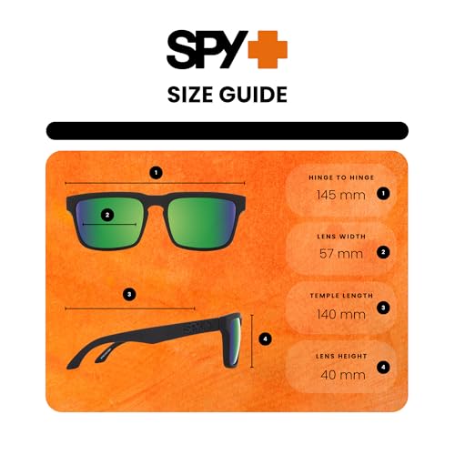 Image of Spy Helm Square Sunglasses for Men for Women +BUNDLE with ACCESSORY EYEWEAR KIT