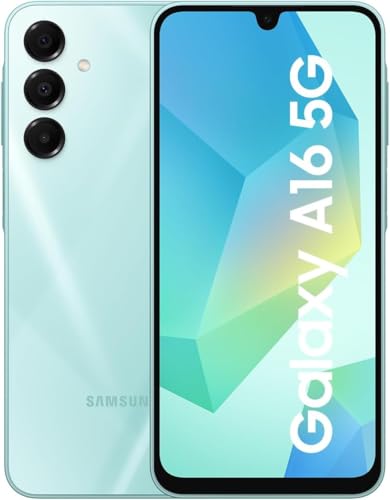 Samsung Galaxy A16 5G Smartphone senza verticale, pratico con Android, fotocamera principale da 50 MP, 16,91 cm / 6,7"