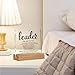Leader Appreciation Gifts for Boss Mentor Manager Leadership Leader Definition Clear Desk Decorative Sign Acrylic Sign With Wooden Stand for Desk Table Shelf
