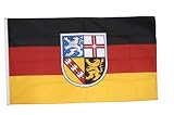 Flaggenfritze® Fahne Flagge Saarland 90 x 150 cm Premiumqualität