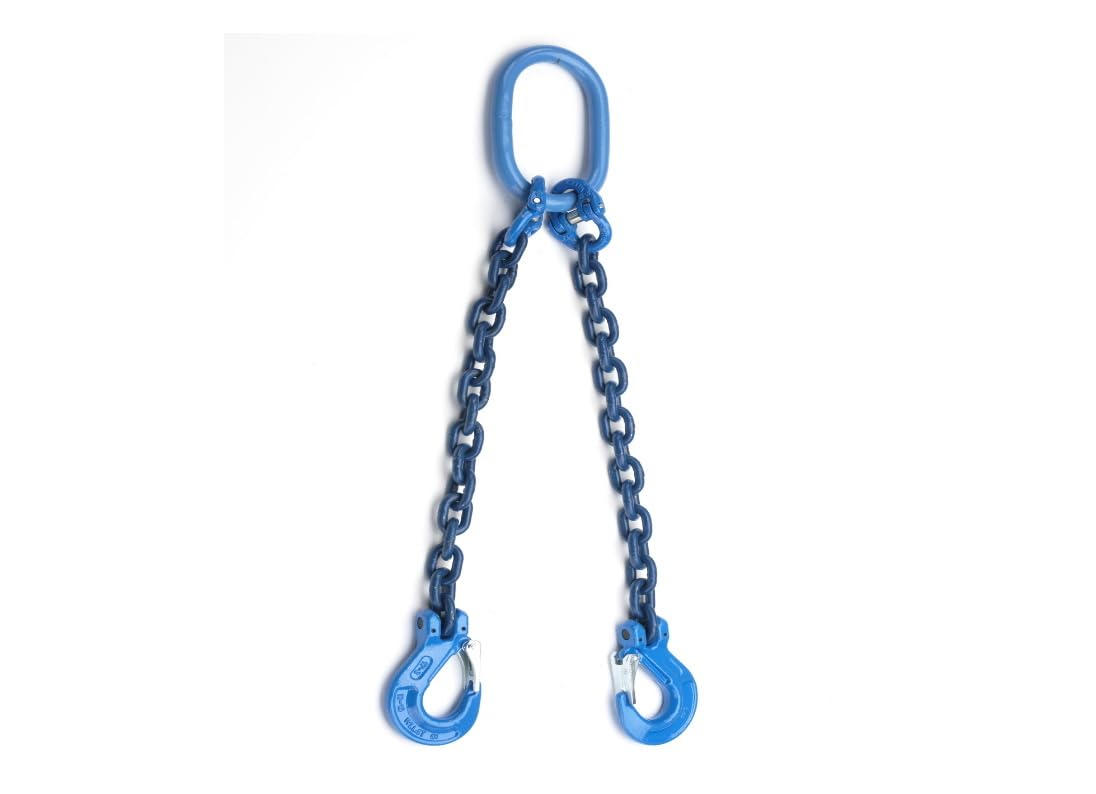 Joma-Tech 2-Strang Anschlagkette 1m GK10 8mm blau