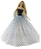 precio vestido luna novias El paquete incluye: 1 juego de ropa, el paquete contiene un vestido de muñeca que se muestra en la imagen principal (¡los zapatos y las muñecas y otros accesorios no están incluidos, solo para exhibición!)