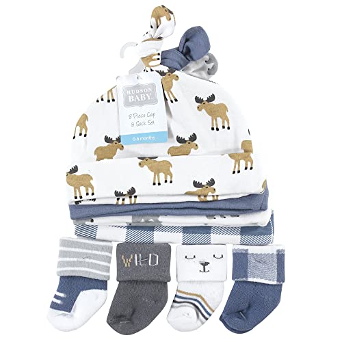 Hudson Baby Baby Girls' Cap and Socks Set2