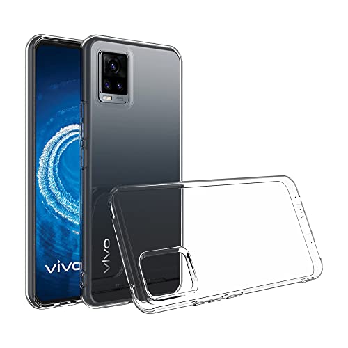 Image of Case Creation Brand -Plastic Mobile Cover For Vivo Y33S (Soft & Flexible Back Case),Transparent
