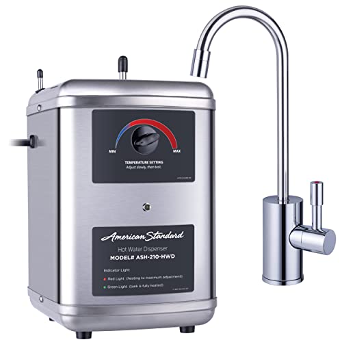 Image of American Standard ASH-210 Hot Water Dispenser, Includes Polished Chrome Single Handle Faucet 1300 Watts, 110v
