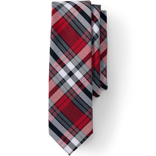 Lands' End School Uniform Kids Plaid To Be Tied Tie
