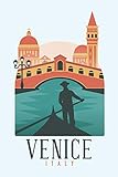 Venice Italy: Graph Paper Notebook, 6x9 Inch, 120 pages