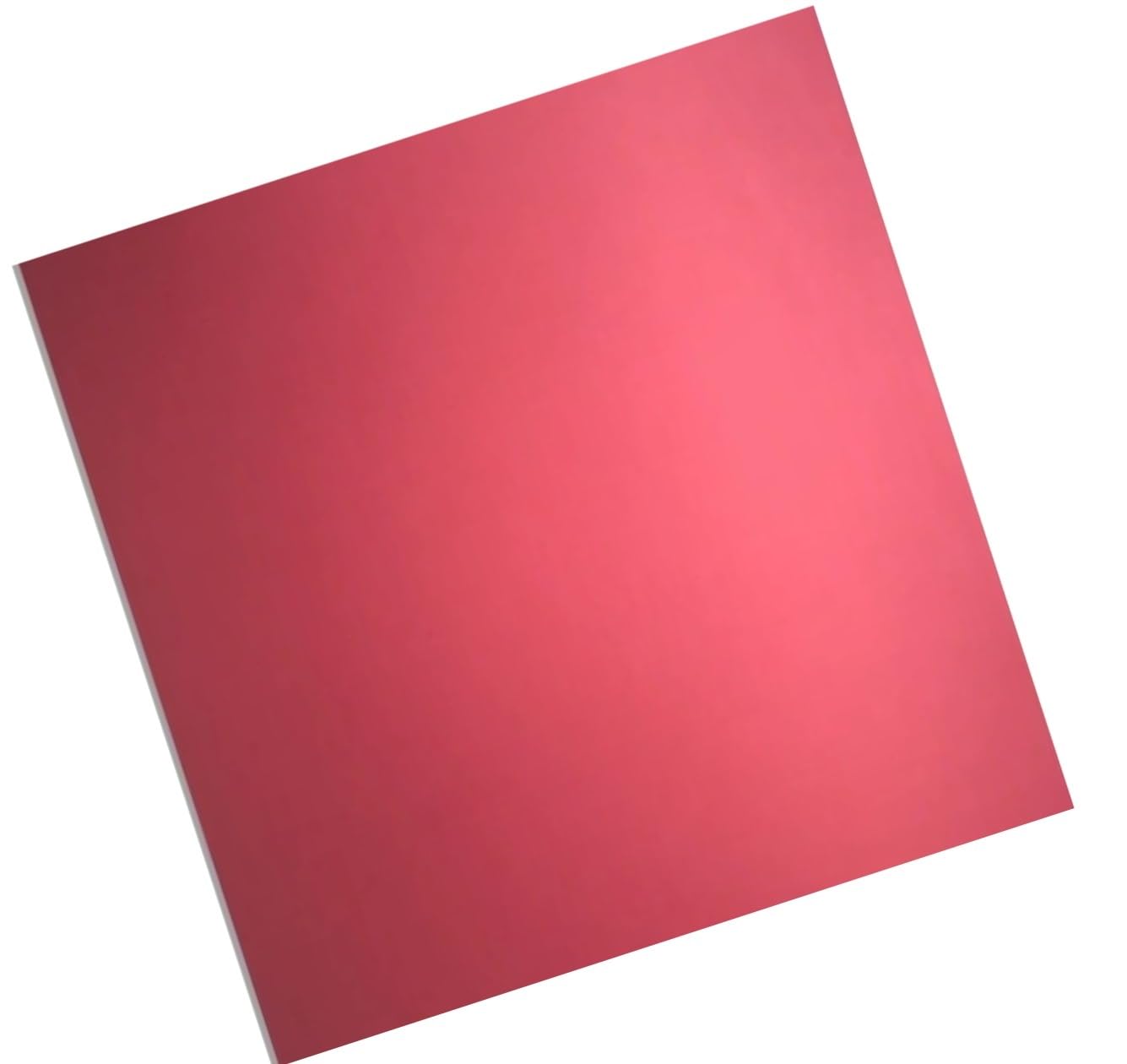 3 szt. Anodyzowane blachy aluminiowe 100x100mm - Materiał do grawerowania na maszynie zapobiegającej odciskom palców(Red,0.8mm)