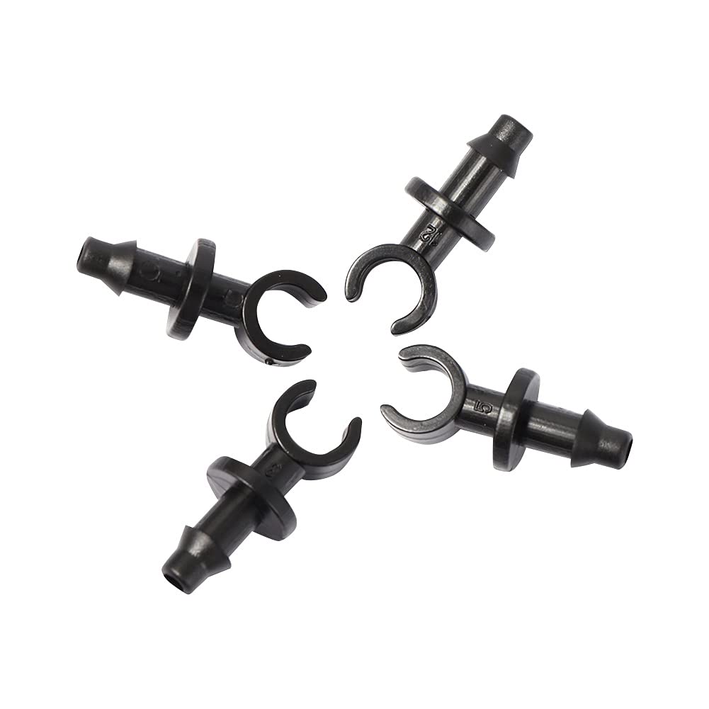Adaptador de Conector de Manguera, 500 Unidades, 4/7 Mm, Conectores de Extremo de Manguera, Plástico Pe, Tapones de Junta de Sellado Deua, Tapones de Manguera Deua para Riego por Goteo de Jardín