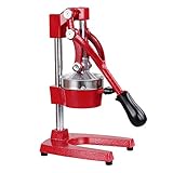 7Penn Hand Juicer Red with Lever - Manual Juicer for Lemon, Lime, Orange, Pomegranate Fresh Juice...