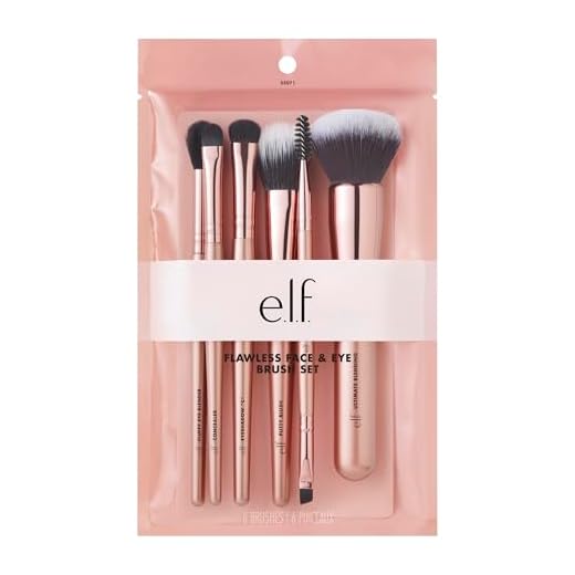 E.L.F. Flawless Face Kit, 6 Piece Brush Collection