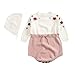 BeautyTop Baby Strampler Weihnachtsmann Elch Drucken Lange Hülse Reißverschluss Spielanzug Babykleidung Mode Baumwolle Christmas Romper