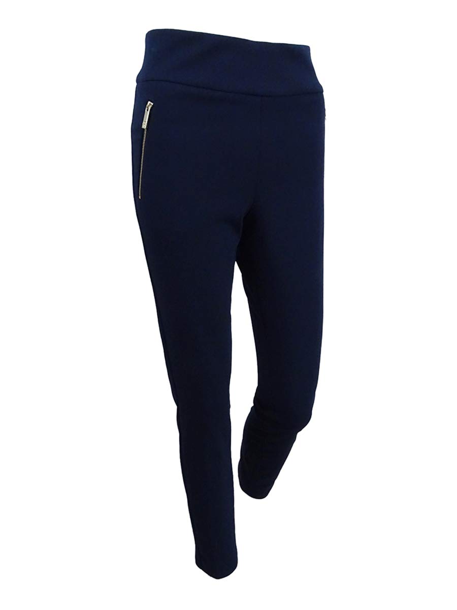 Tommy Hilfiger Womens Pull-On Skinny Pants 10 Sky Captain