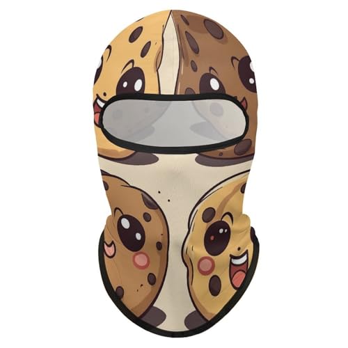 Balaclava para Hombre Máscara de Esquí Chocolate, Cubierta Facial para Invierno para Ciclismo miniatura 1