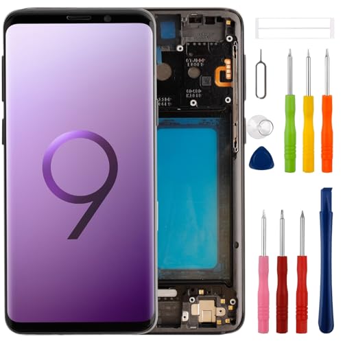Écran tactile TFT LCD pour Galaxy S9 SM-G960F avec châssis et kit de réparation