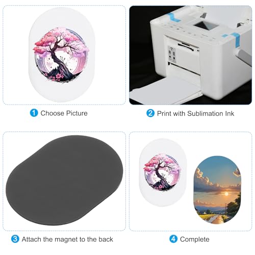 Magnets en sublimation vierges PATIKIL pour créer une déco de cuisine unique