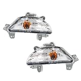 WSTHULV Front Fog lamp Super Bright Waterproof Bumper lamp Frame Cover for Mazda 3 Axela 2014 2015 2016 Fog lamp Trim Hood Bulb lamp Assembly Wiring Harness Headlight Strip Bulb,Pair