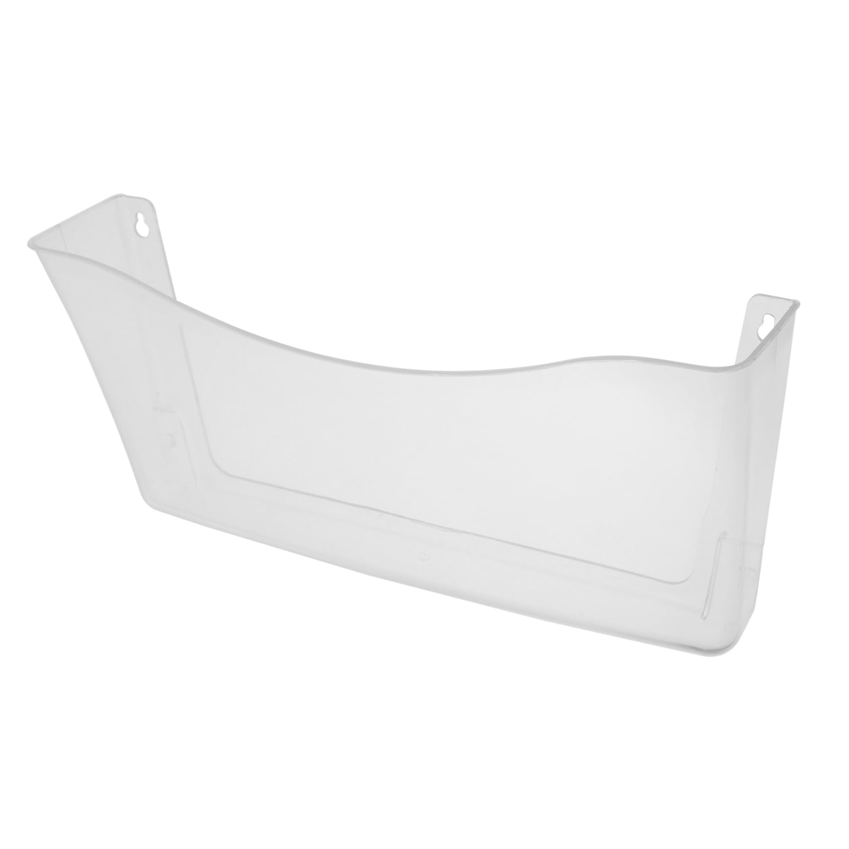 HOMSFOU Modern Wall Document Rack Sleek File Holder Box for Office Home behind The Door Storage