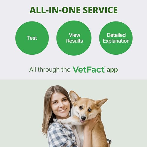 Image of [5Kits] Free Mobile App 10 Parameter Urine Test Strips for Cat & Dog, Cat & Dog UTI Test Strips at Home ; Glucose, Specific Gravity, pH, Ketone, Protein & More