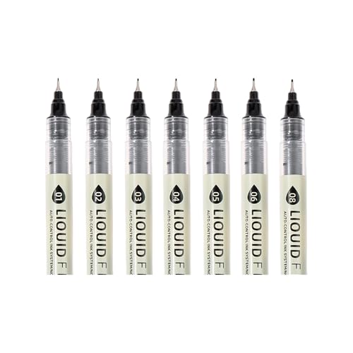 3/4/5/6/7/8 PCS Fineliner Set Liner Pen Art Marker For Sketching Comics Lined Drawing Liner Pen Art Marker