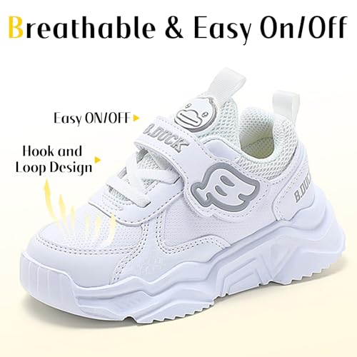 B.Duck Toddler Shoes for Girl and Boy Kids Shoes Toddler Sneakers Girls Shoes Toddler Running Shoes Toddler Sneakers for Toddler/Little Kid (Toddler 8-Big Kid 4)4