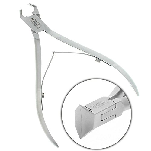 Kopfschneider Fußpflege Nagelzange 12cm mit halber Schneide, perfekt für Frauenhände