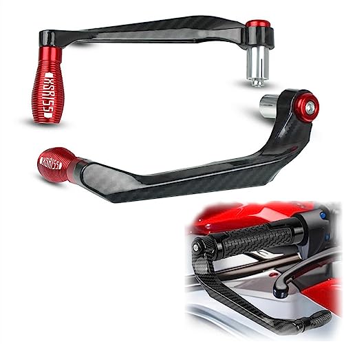 Protège-mains moto pour Yamaha XSR155 2019-2022 protection levier CNC rouge