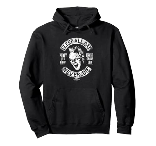 The Lost Boys Biker David Powers Pullover Hoodie, Adult Unisex, Black, Large