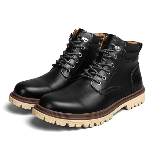 Shaire Men's Leather Chukka Boots | Lace-Up Ankle Boots for Men | Casual Comfort Boots3
