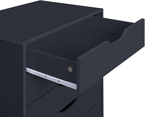 Miniatura 8 de Naomi Home Archivador de oficina con 7 cajones, archivadores de almacenamiento para oficina en casa, archivador de organización de oficina con