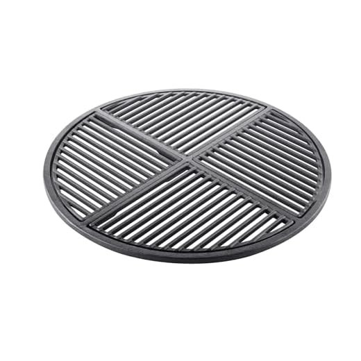 Cast Iron Grate, Pre Seasoned, Non Stick Cooking Surface, Modular Fits 22.5" Grills
