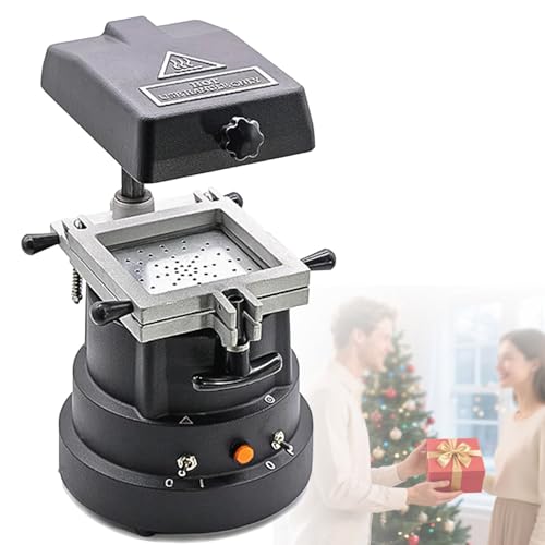 Macchina per termoformatura dentale per apparecchi ortodontici e laminazione dentale, apparecchiatura da laboratorio ad alta potenza da 1200 W, ideale per cliniche e laboratori odontotecnici.