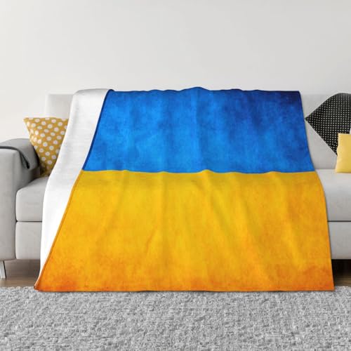 Couverture légère drapeau ukrainien pour vos soirées sur le canapé - 4