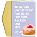 Oamiolek Funny Birthday Card for Husband Wife, Naughty Birthday Card for Boyfriend Girlfriend, Bday Cake Won't Be the Only Thing Getting Eaten Today