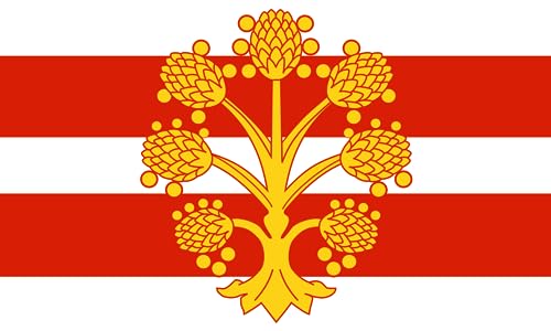 Drapeau Westmorland grand format tissu résistant pour mât anglais - 2