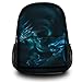 Produktbild Luxburg® Design Rucksack Multifunktionsrucksack Ranzen Schulranzen Sporttasche Backpack, Motiv: Fantasy Drache