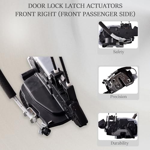 GrteRokky Front Right Passenger Side Door Lock Latch Actuators Compatible for Nissan Juke 2011-2017 805001KM0A 80500-1KM0A 805001KM1A 80500-1KM1A by GrteRokky - Used condition - Image 2